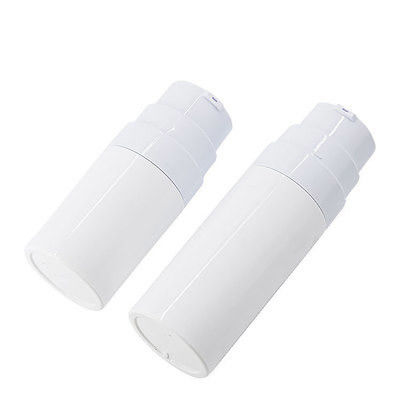 গুণ  Mini PP Aluminum Acrylic Airless Glass Cosmetic Bottles 15ml 30ml 50ml কারখানা